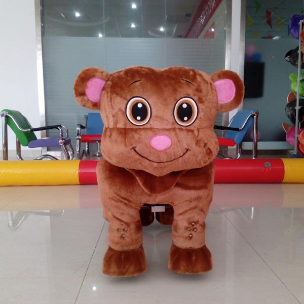 Quality Explosion models cartoon toy car / four charging plush car / animal mixed batch of electri wholesale