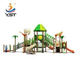 Kindergarten Plastic Kids Playground Slide Entertaining Combination