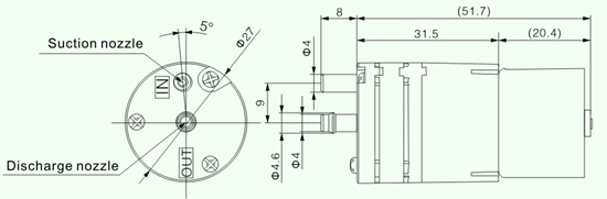 Resistance Silent 12V DC Vacuum Pump Corrosive Aquarium Air Pumps