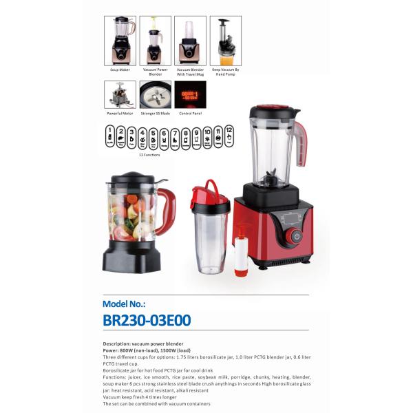 Quality Multi Ozen Vacuum Blender,Vidia Vacuum Blender,Kuvings vacuum blender,Cold and Heating blender Factory BR230-03E00 wholesale