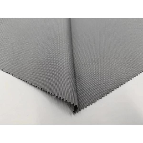 Grey 600D Polyester Oxford Fabric 900D TPU Waterproof Oxford Fabric With Plain Dyed Pattern