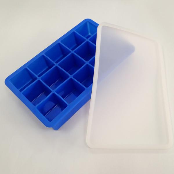Quality Home Use FDA Food Grade Silicone Ice Mold Square Ice Cube Mould 130*260mm wholesale