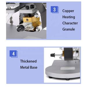 Manual hot stamp ribbon number expiry date coder printer batch coding machines