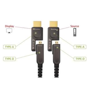 Customized Color HDMI Active Optical Cable 70M / 80 / 100M Length