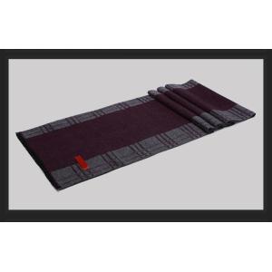 silk and viscose blended Thick Check Reversible Mens Scarf For Winter