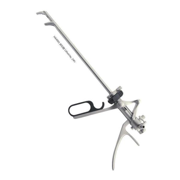 ISO13485 Medical Urology Surgery Instruments Lithotriptoscope With Curved Head Lithotrite