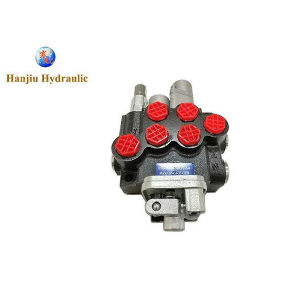 2 Spool Single Float 11 Gpm Hydraulic Control Valve / Tractor Loader Joystick