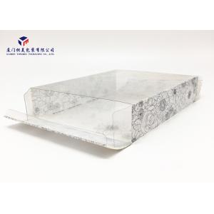 Multifunctional Plastic Retail Packaging Boxes Silver Hot Stamping On Front Side