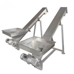 Efficient Large Silo Stainless Steel U-Shape Spiral Ice Conveyor