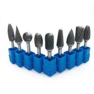 Full Size YG6/YG8 Tungsten Carbide Rotary Burrs / Tungsten Burr Bits