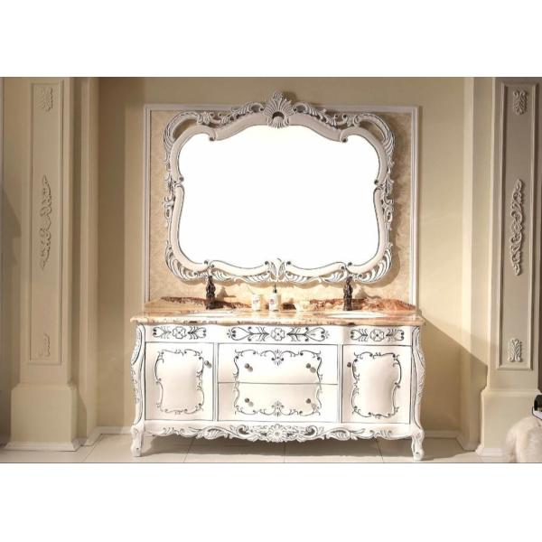 Quality 60cm Ceramic Basins Solid Wood Bathroom Vanity wholesale