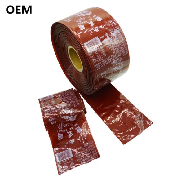 Quality Food Grade Customized Brand Printing Artificial Sausage Casings For Sausages wholesale