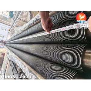 Helical Solid Welded Finned Tubes ASTM A335 P22 Fin 11 13 Cr For Power
