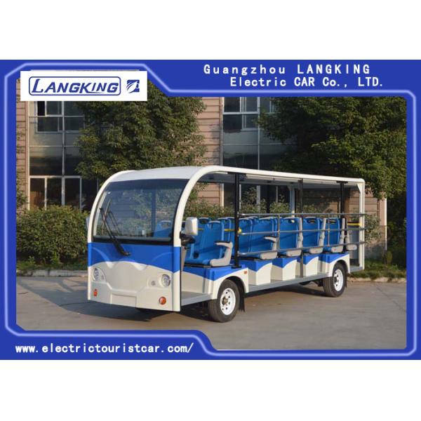 Quality 23 Plastic Seater Electric Shuttle Vehicles 5300×1730×2250mm Low Noise wholesale