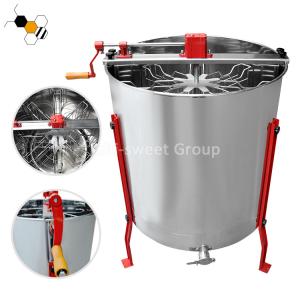 Stainless Steel 8 Frames Centrifuge Honey Manual Honey Extractor
