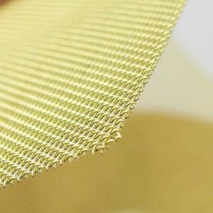 Brass Woven Mesh Screen 0.6m-1.3m Width For Liquid And Gas Filtration