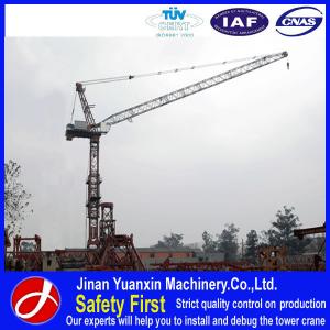 Cheap Jinan Yuanxin supplier QTD125 good used luffing jib tower crane in dubai for sale for sale