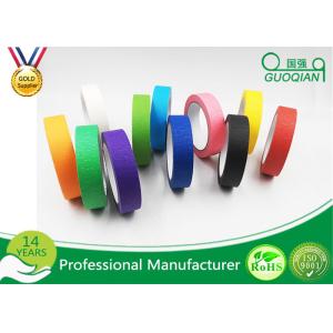 Low Adhesive Solvent - Based Acrylic Red Colorful Thin Masking Tape Crepe Paper