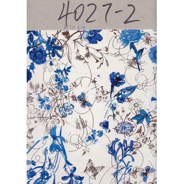 Transfer foil for leather Flower design transfer film for pvc leather G4027 Hot stamping foil for pu leather