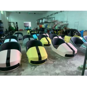 Electric Kiddie Bumper Cars 2 Persons High Durability For Entertainment