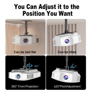 Large Projector Ceiling Mount Gray Ceiling Projector Mount With Adjustable