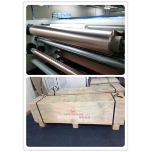 Cheap 3Inch / 6Inch Electrolytic HTE Copper Foil Roll 99.95% Purity for sale