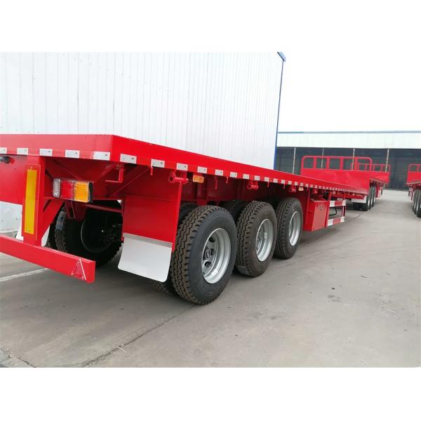 Hot Selling 40ft & 20ft &45ft& 53ft Steel Container Durable Flatbed Semi-Trailer for Normal Bulk Cargo Transport