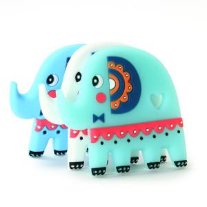 Elephant Food Grade Silicone Baby Teether BPA Free With Customize Logo