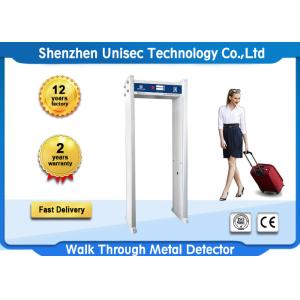 Cheap Single Zone Archway Metal Detector 0 - 99 Sensitivity Level With Sound &amp; LED Alarm for sale