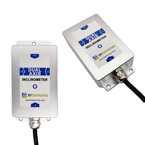 Cheap BWS3000 High-Precision Dual-Axis Analog Digital Inclinometer Tiltmeter Output RS232/RS485/TTL for sale
