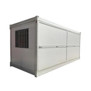 Durable Folding Container House With Bending Steel Plate And Glass Wool Sandwich