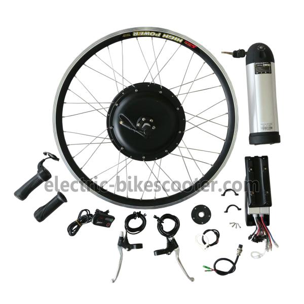 Quality 26 Inch Ebike Conversion Kit , Electric Bike Conversion Parts Pedals Assisted 25km/H wholesale