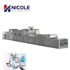 Microwave Tunnel Dryer Machine Automatic Food Sterilizer Machine