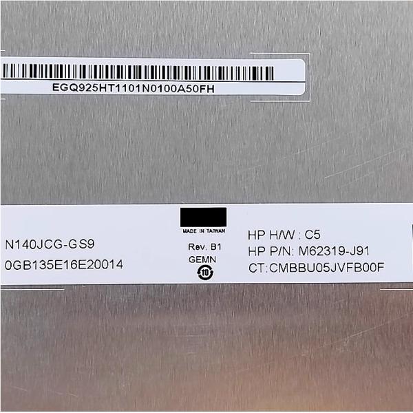 N140JCG-GS9 Innolux 14.0" 1920(RGB)×1200, 400 cd/m² INDUSTRIAL LCD DISPLAY