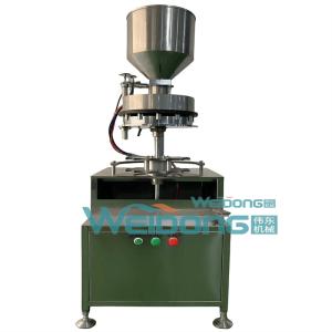 Stainless Steel Cosmetic Liquid Filling Machine With ± 1% Repeat Filling
