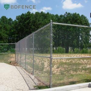 Flate Bar 2.5mm-5.0mm PVC Coated Chain Link Fencing Versatile