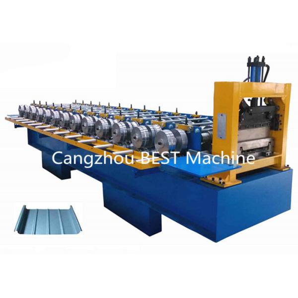 Standing Seam Panel GI Roofing Sheet Roll Forming Machine
