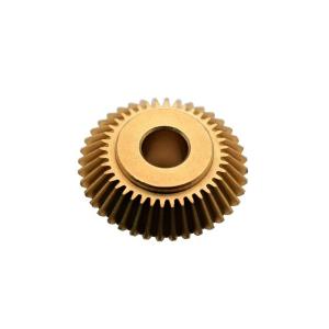 Brass Alloy Straight Bevel Pinion Gear 40T 0.6 Module 23.9mm Pitch Diameter