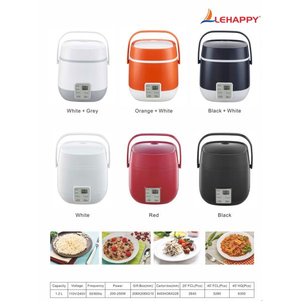 Mini food cooker home appliance useful gifts items electric multi electric mini rice cooker 1.2L