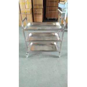China stainless steel trolley assembled that is 3 levels material is 201 on sale