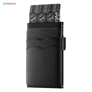 RFID Blocking Credit Card Holder with Slim Design and Leather Slots