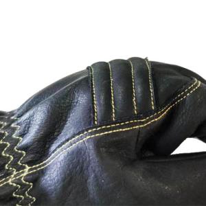 Cow Grain Structural Fire Fighting Gloves EN659 Wristlet With Kunckle Pad