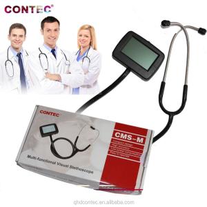 CE CMS-M Multi-functional Electronic Visual Stethoscope+SpO2+ECG