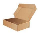 Smooth Cut Corrugated Paper Box For Mailing With Custom Design Service