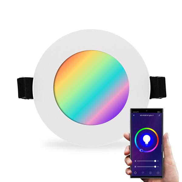 36W RGB Downlight Indoor Light With 2700K-6500K Warm Cool Light For Art