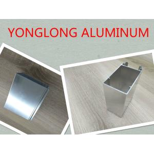 China Mechanical Polishing Aluminum Window Profiles Shining Surface Silver White on sale