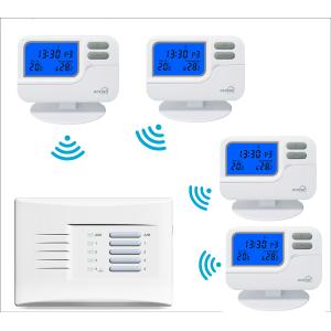 CE Wireless Room Thermostat Weekly Programmable Multi Zone Thermostat Pack