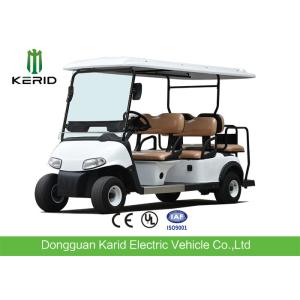 Luxury Driving Cabin Club Car 6 Passenger Golf Cart With 2 External Rearview