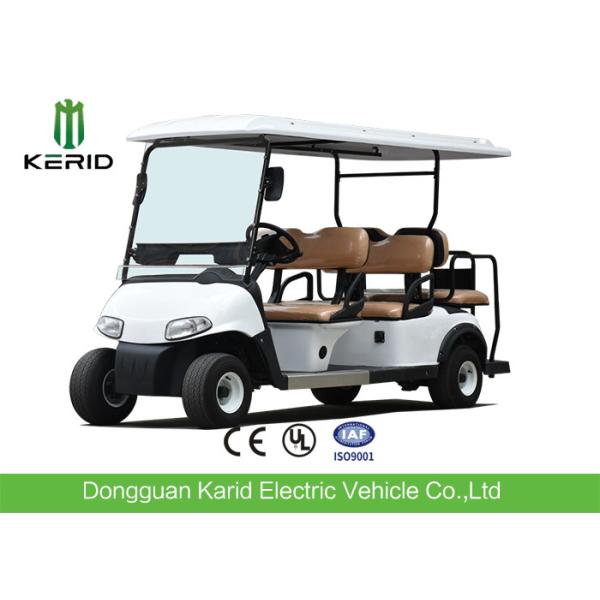 Quality Luxury Driving Cabin Club Car 6 Passenger Golf Cart With 2 External Rearview Mirrors wholesale