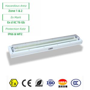 ATEX IECEx Explosion Proof Linear Fluorescent Light | High Durability, Wide Beam